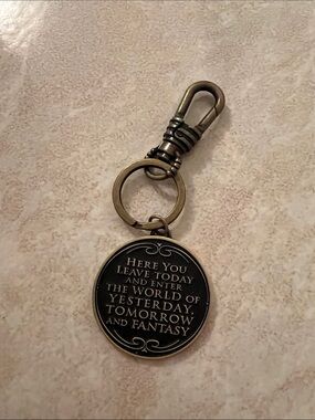 Disney world sign key ring